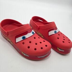 Crocs Adult Disney Cars Lightning McQueen Men’s Size 11 Women’s Size 13